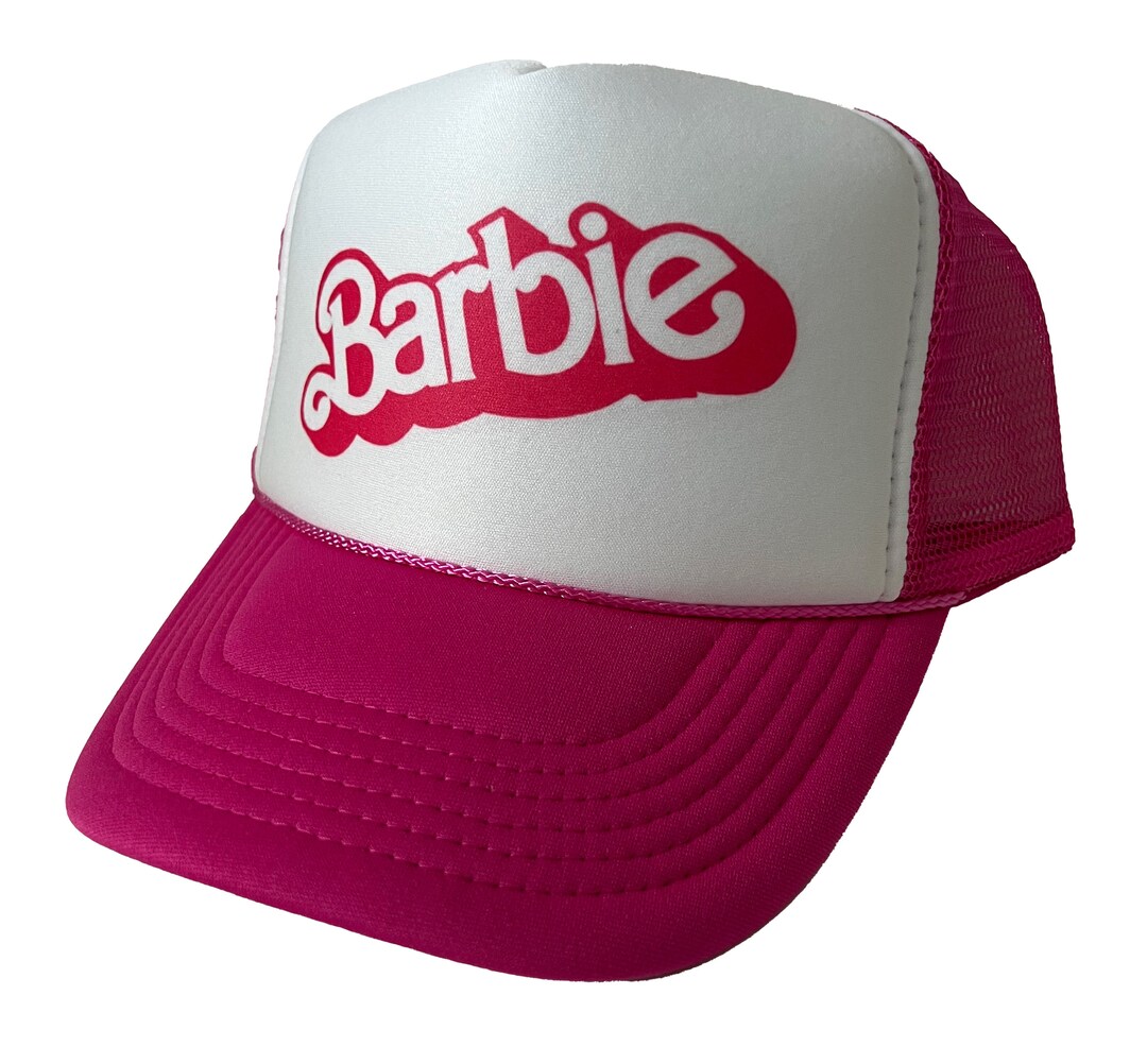 Barbie Trucker Hat Pink Unisex Barbie the Movie Mesh Snapback Retro ...