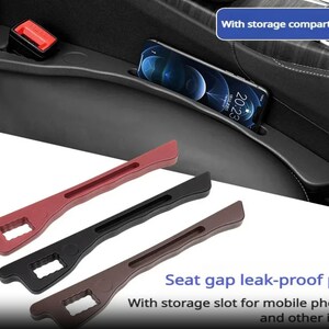 2X Car Seat Gap Filler Universal Soft Car Styling Padding Leather Leak Pads  UK