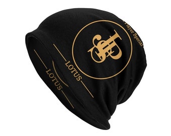 JPS John Player Lotus Custom Beanies Hats Goth Unisex Ski Cap Warm Bonnet Knitted Hat Dad Gift Formula 1 F1 Racing Drift Speed Car Passion