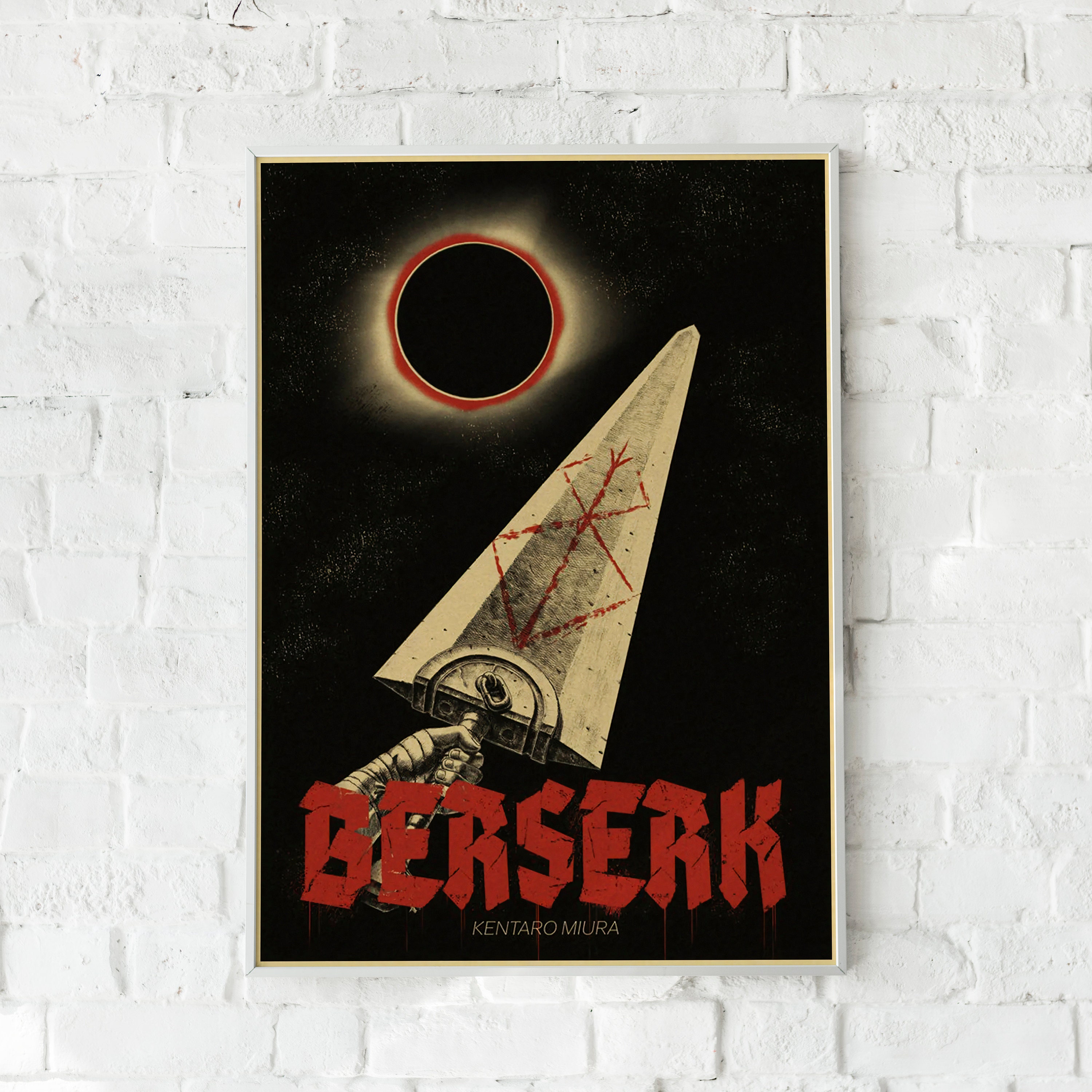 BERSERK 4 Movie Mini Posters Lot B5 Chirashi Japanese Anime Manga- Kentaro  Miura