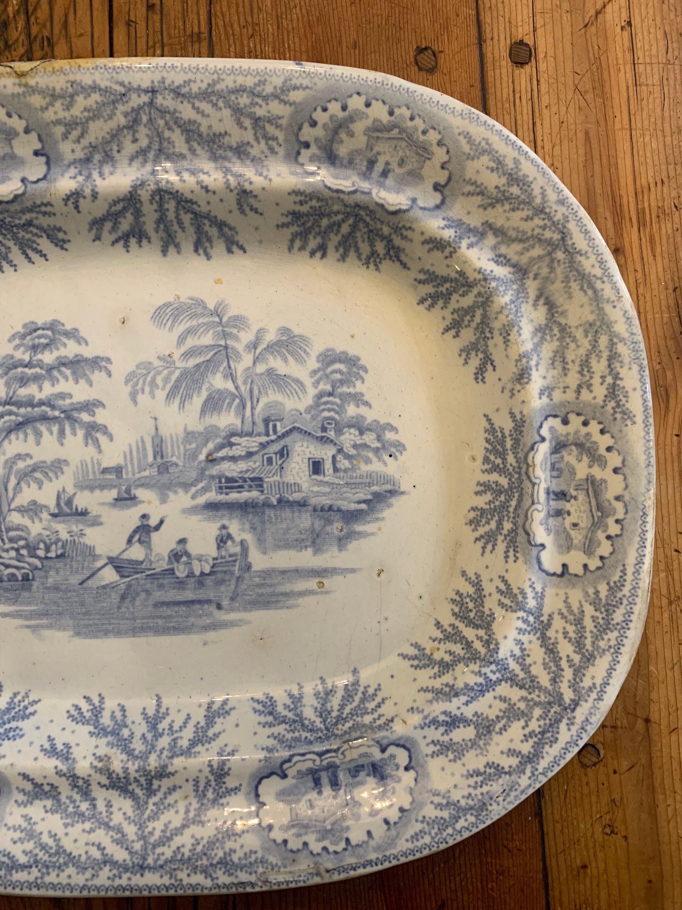 Old Meat Antique Meat Platter From Mid 1800's Albion Design by John Wood - Etsy