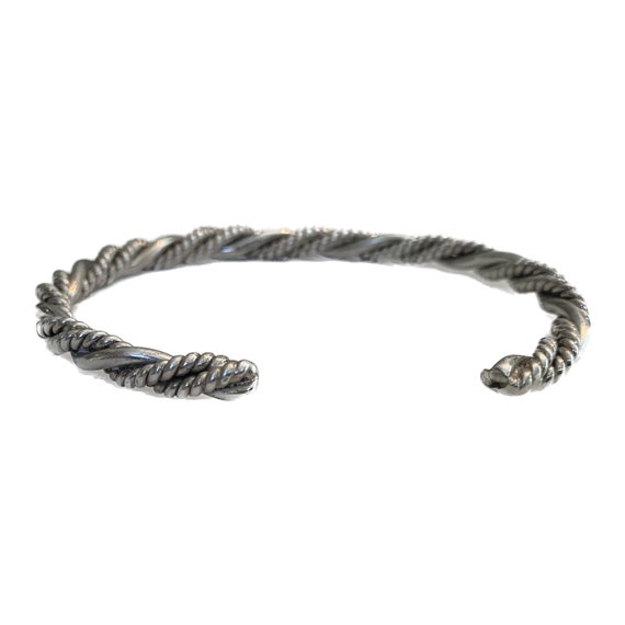 Vintage southwestern handmade sterling silver rop… - image 3