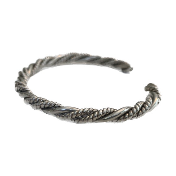 Vintage southwestern handmade sterling silver rop… - image 6