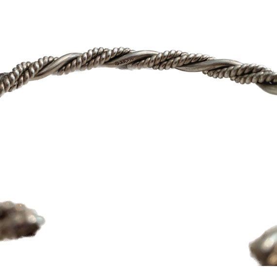Vintage southwestern handmade sterling silver rop… - image 5