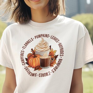 Tis The Season, Herbstkaffee-Shirt, heißer Kaffee-Shirt, Kaffee-Liebhaber-Shirt, Herbst-Shirt, Kürbis-Latte-Getränk, Thanksgiving, Kürbis-Gewürz-Shirt