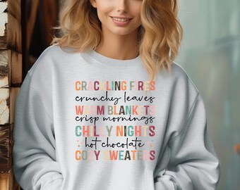Sudadera de calabaza de otoño, sudadera de otoño, camiseta acogedora de Acción de Gracias, sudadera para amantes del otoño, sudadera bonita de otoño, sudadera de otoño