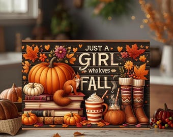 Pumpkin Spice Glass Cutting Board, Fall Kitchen Decor