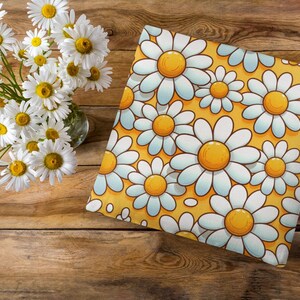 Daisy Pillow, Floral Cushion, Home Decor Pillow, Summer Daisy Decorative Pillow, Flower Throw Pillow, Floral Daisy Pillow, Teen Pillow