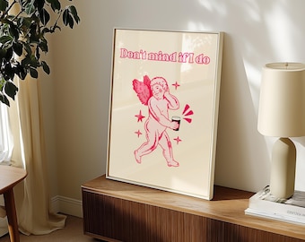 Irish Print "Don't Mind if I Do"/ Wall Prints/Art Prints/Wall Art/Beautiful Print/Colourful Print/Home/Bedroom/Kitchen/Living Room/Cherrub
