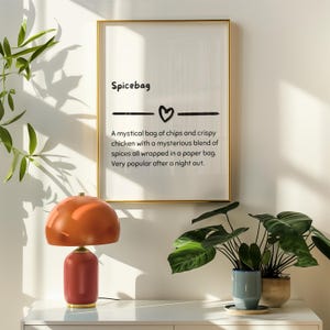 Spicebag Irish Print, Spicebag Definition Print, Ireland Print, Irish Sayings, Irish Art, Ireland Poster, Irish Wall Art