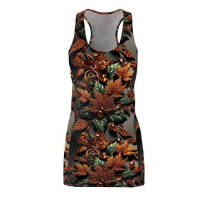 Racerback Dress: Women&#39;s Sleeveless Polyester Dress