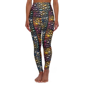 Yoga Leggings, Flawless Design, Workout Pants, Athletic Activewear, Gym Tights, Stretchy Leggings