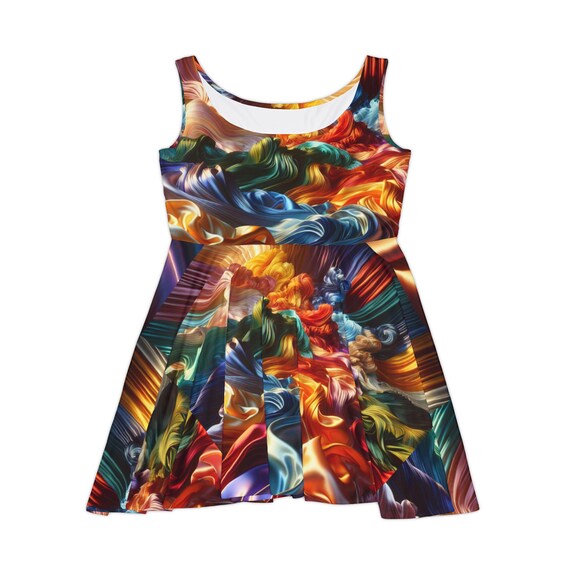 silky skater dress PLUS SIZE Women Silky V-Neck Mini DreSS LadieS Formal Evening Party Skater DreSS