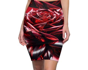 Jupe White House Black Market Taille 2 - Imprimé Floral Noir Et Blanc - Style évasé - Thème Fleuri