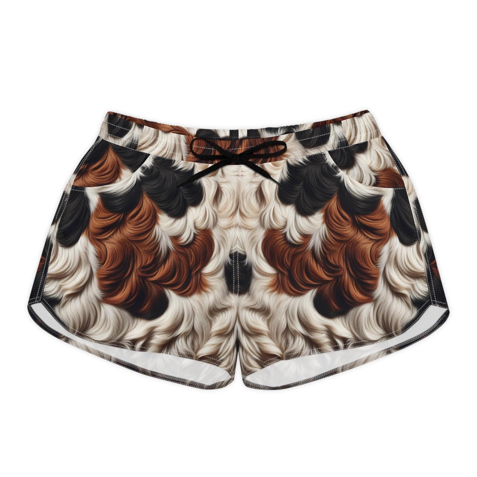 Cartoon Cow Print Women's Shorts