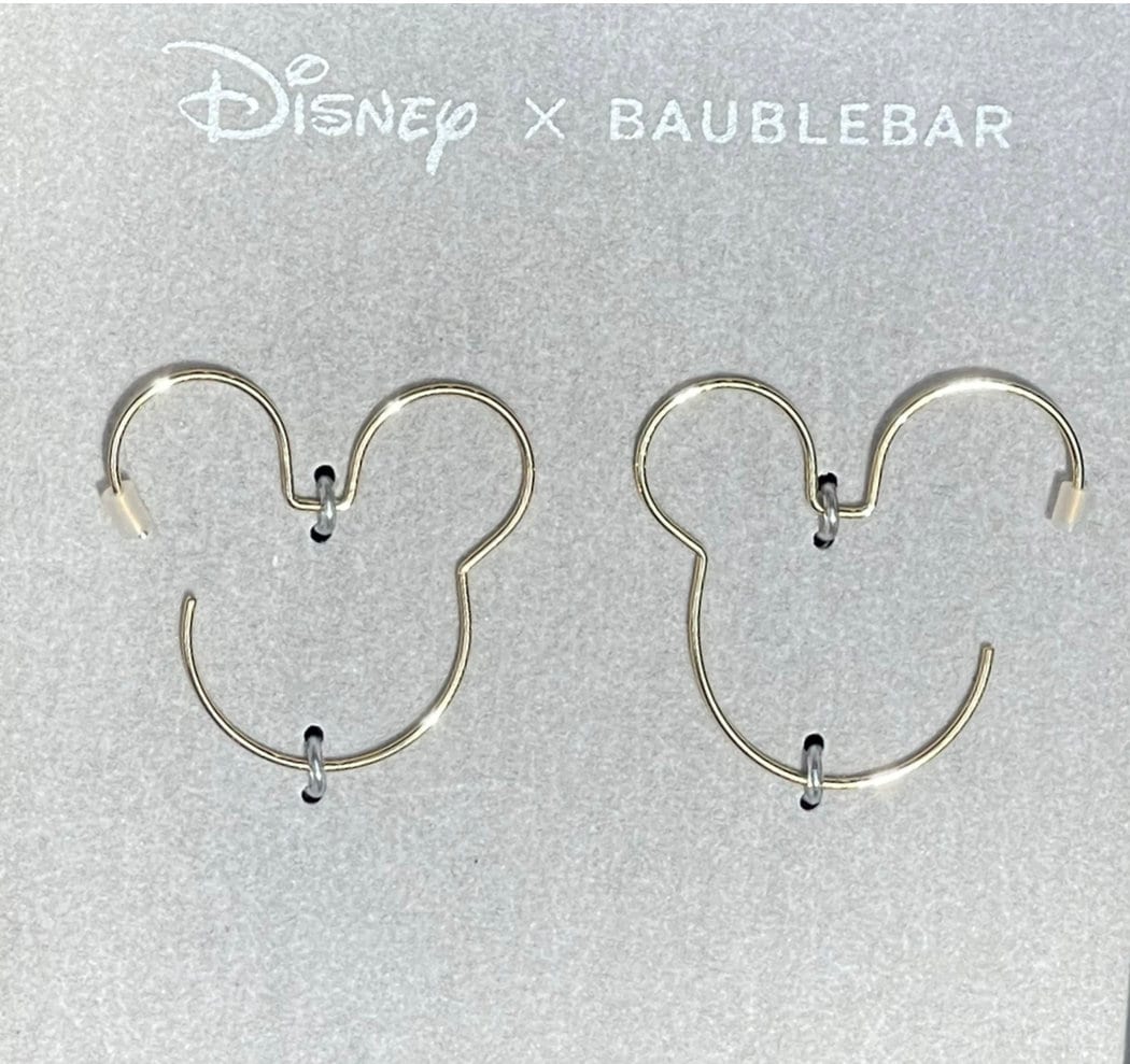 Baublebar Mickey Mouse Disney Hoop Earrings Set - Multi