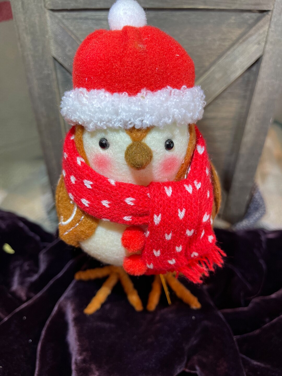 Featherly Friends Fabric Bird Decor Bright Wintry Colors to Etsy