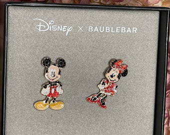 ◆bauble bar◆Mickey Mouse & Minnie Mouse Disney BaubleBar Disney Mickey Mouse and Minnie Mouse Birthday