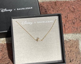 SALE!! BAUBLEBAR X Mickey Mouse Ears Necklace! Goldtone