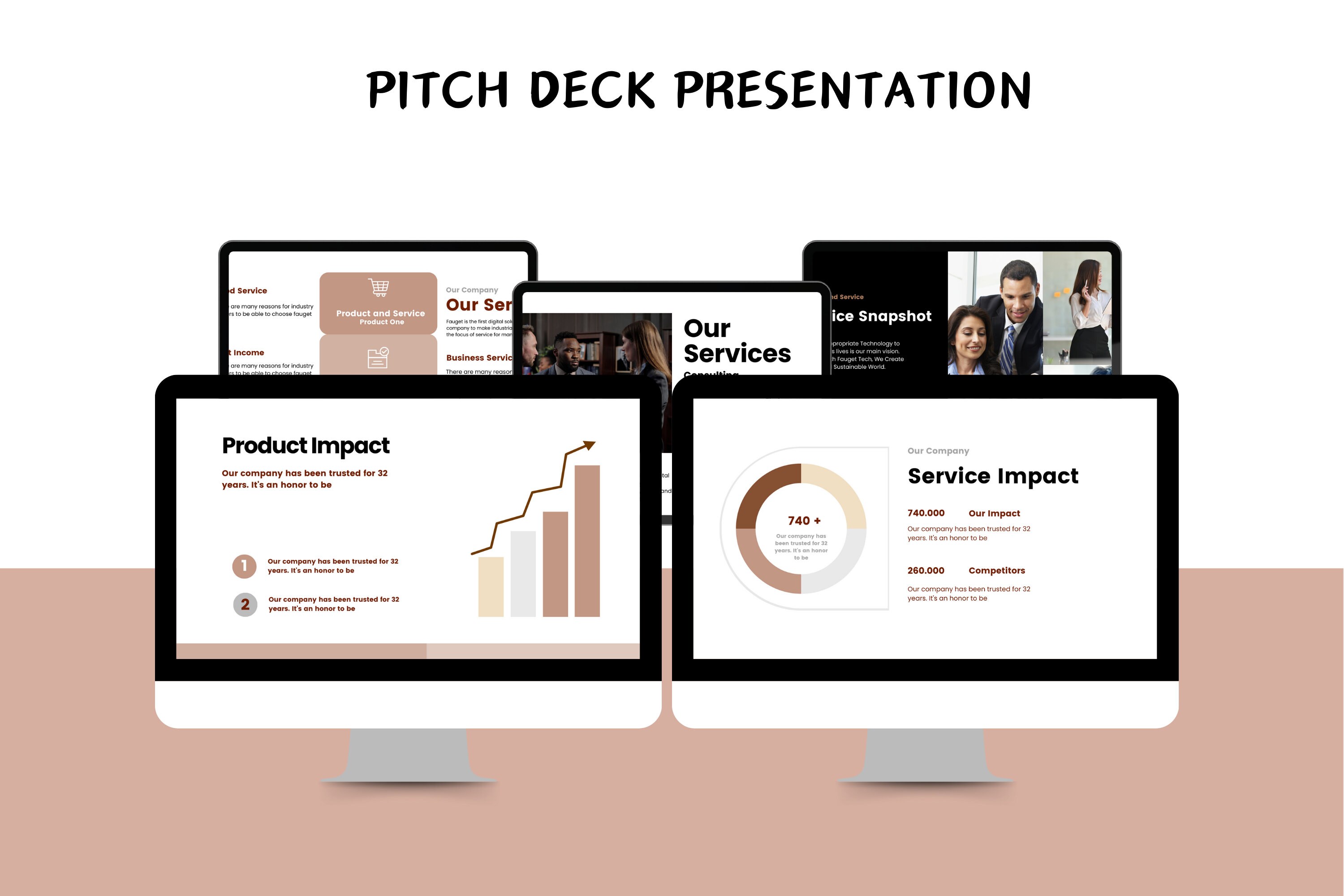 Modern Editable Pitch Deck | Minimalist Canva & Powerpoint Business ...