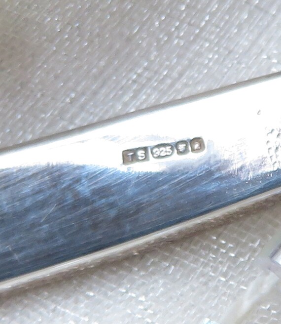 Solid Sterling Silver Torque collar necklace - co… - image 8