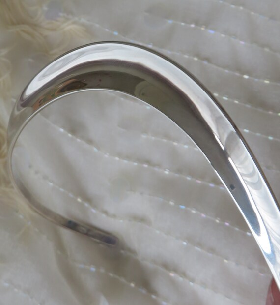 Solid Sterling Silver Torque collar necklace - co… - image 5