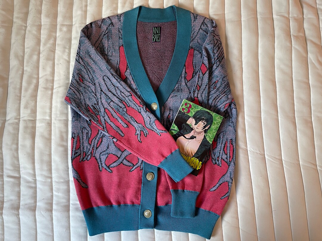 hazama monster pocket cardigan red s 【公式通販】