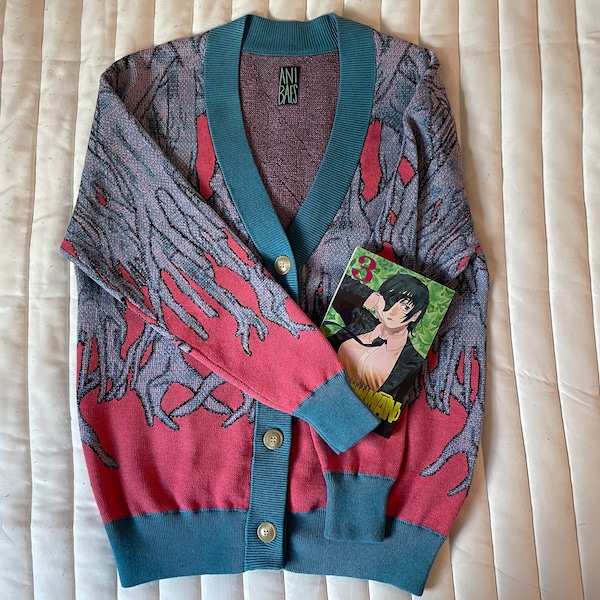 Himeno Cardigan, Anime merch, Manga Merch, Chainsawman, Anime Cardigan, Geschenk, Himeno, Pochita, Aki, Anime Geschenk