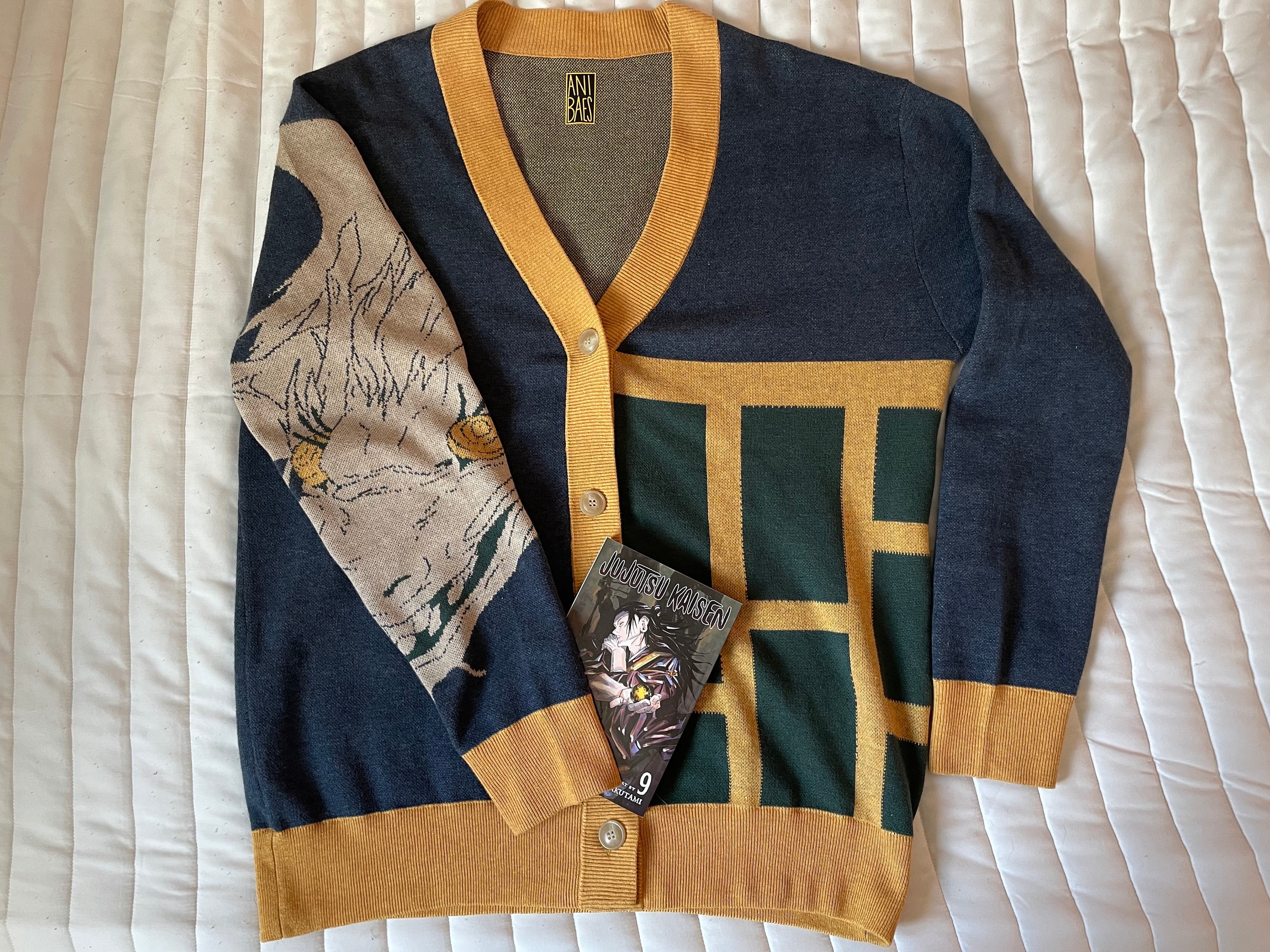 Suguru Geto Cardigan, Anime Merch, Manga Merch, Jujutsu Kaisen  