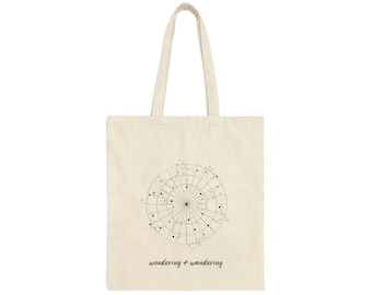 Astronomy Cotton Canvas Tote Bag