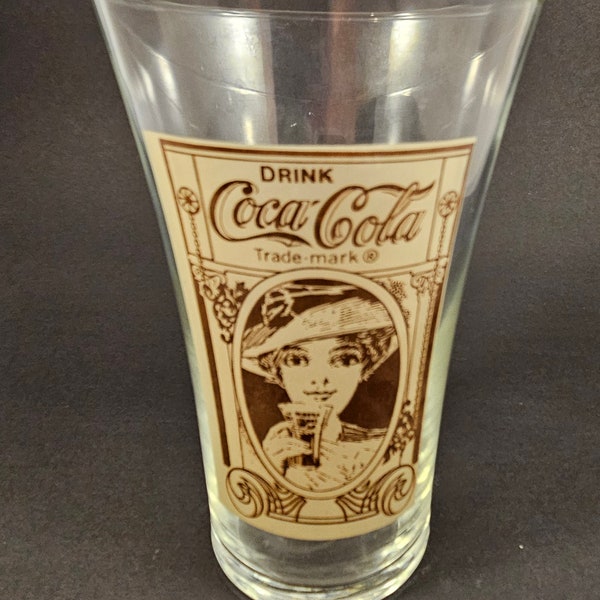 Vintage Coca-Cola Glasses,  Archives Turn of the Century Coke Glass, 16-ounce Coke Glass