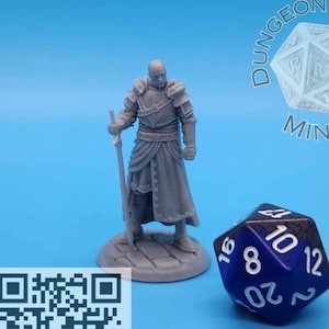 Knight Lord | Flesh of Gods | 3D Printed Minis | Tough Resin | TTRPG | DnD Minis | Pathfinder | Dungeons and Dragons