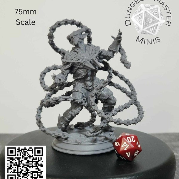 Chain Devils | DM Stash | 3D Printed Minis | Tough Resin | TTRPG | DnD Minis | Pathfinder | Dungeons and Dragons