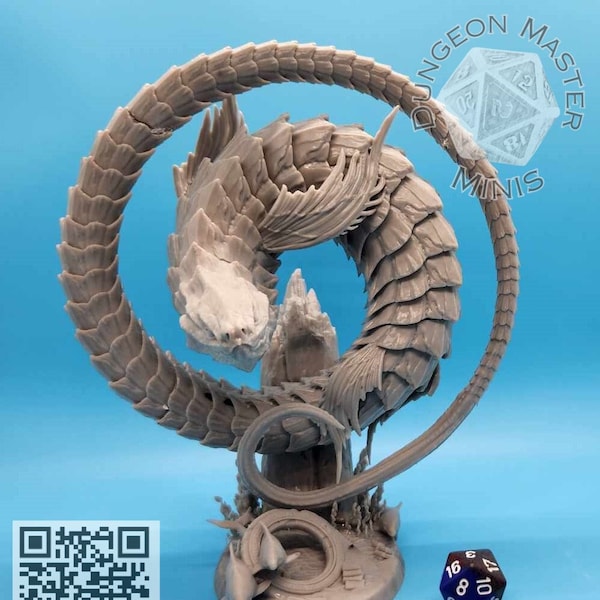 Sea Serpent | Mini Monster Mayhem | 3D Printed Minis | Tough Resin | TTRPG | DnD Minis | Pathfinder | Dungeons and Dragons