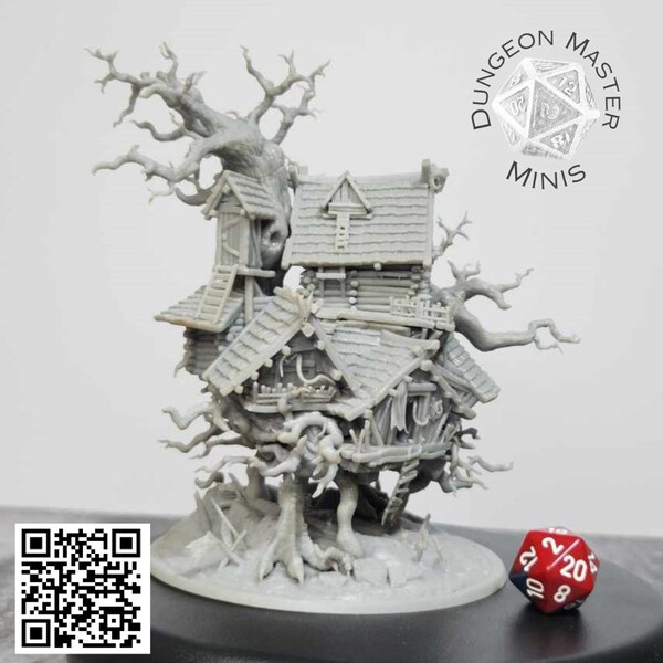 Isba - Haghut | Mini's opnieuw schalen | 3D-geprint monster | Sterke hars | TTRPG | DnD-gebouw | Verkenner | Kerkers en draken