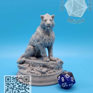Giant Sabertooth Tiger - Sabka | DM Stash | 3D Printed Minis | Tough Resin | TTRPG | DnD Minis | Pathfinder | Dungeons and Dragons