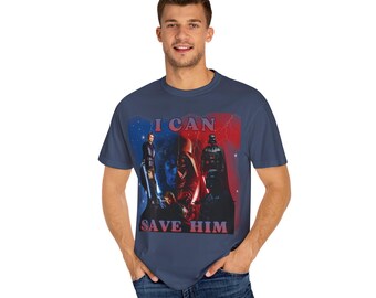 ヴィンテージ アナキン・スカイウォーカー ガーメントダイ Tシャツ、ダース・ベイダー シャツ、I Can Save Him、Toxic Men、スター・ウォーズ May The Force Be With You Tシャツ、ギフト