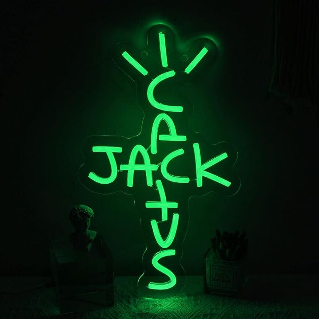 Cactus Jack Neon Sign Etsy