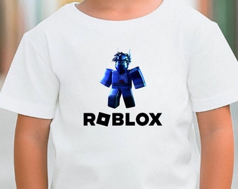 Roblox T-shirt Kids Unisex Tee Roblox Character Gaming T-shirt 