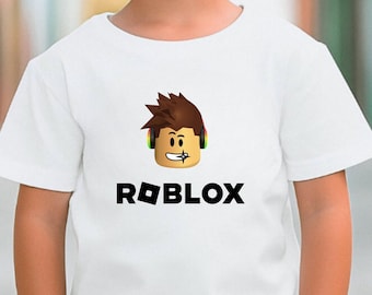 Roblox Gamer Design Shirts, Roblox Shirts, Roblox, Roblox Gift, Birthday  Gift Shirts, Roblox Tee, Roblox Kids Online Gamers Football Cartoon Unisex  Boys Girls Unisex T-shirt (White, 7-8 years) : Buy Online at