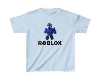 Roblox T-shirt Kids Unisex Tee Roblox Character Gaming T-shirt 