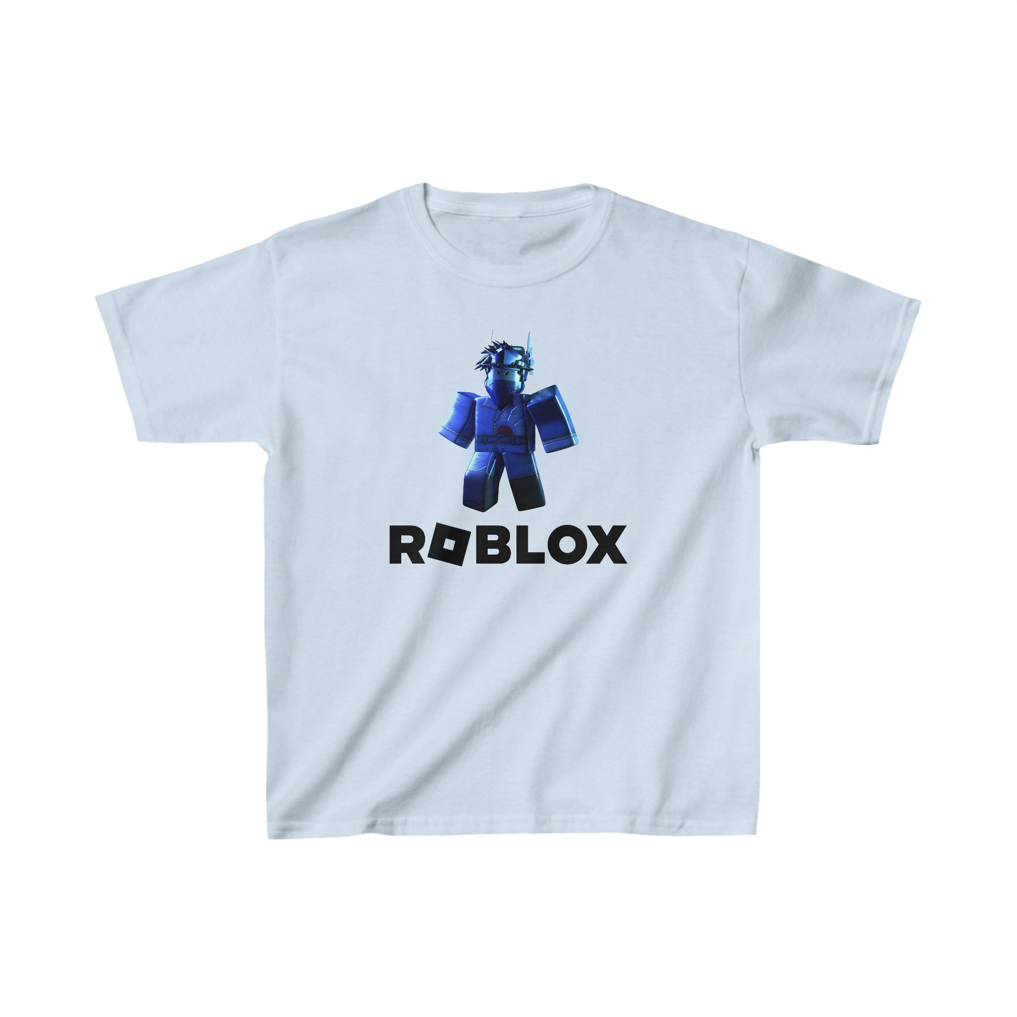 Youth ROBLOX Graphic Dark Blue Short Sleeve T-Shirt Size Large Unisex