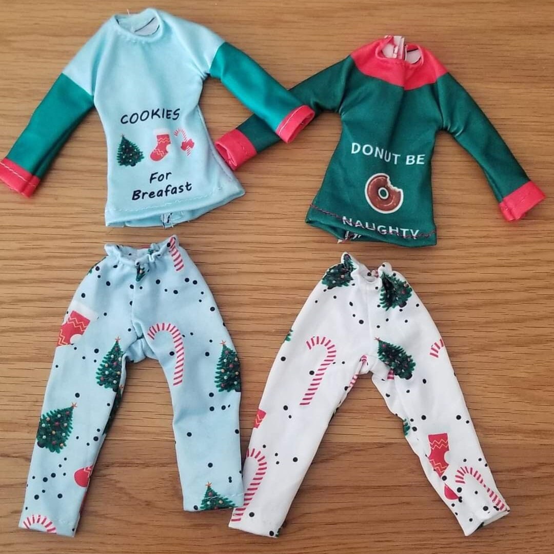 Elf on the Shelf Girl Pajamas Etsy Canada
