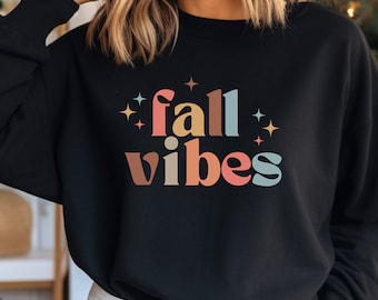 Retro Fall Vibes Shirt Design, Autumn PNG SVG (Digital Download)