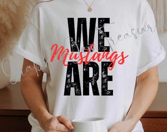 Personalized School Mascot PNG, Custom Spirit Wear Design (Digital Download)