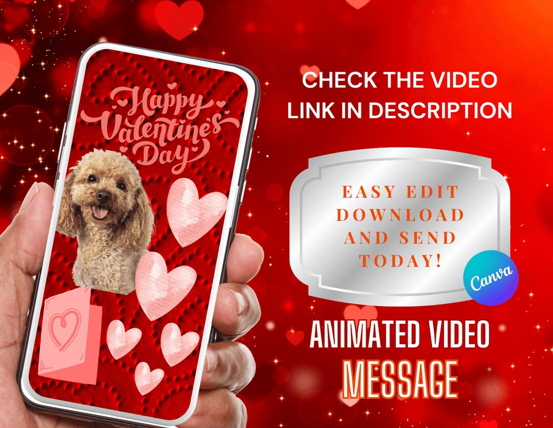 My Adorable Valentine's Day Mobile Valentine Template Valentine's Card ...