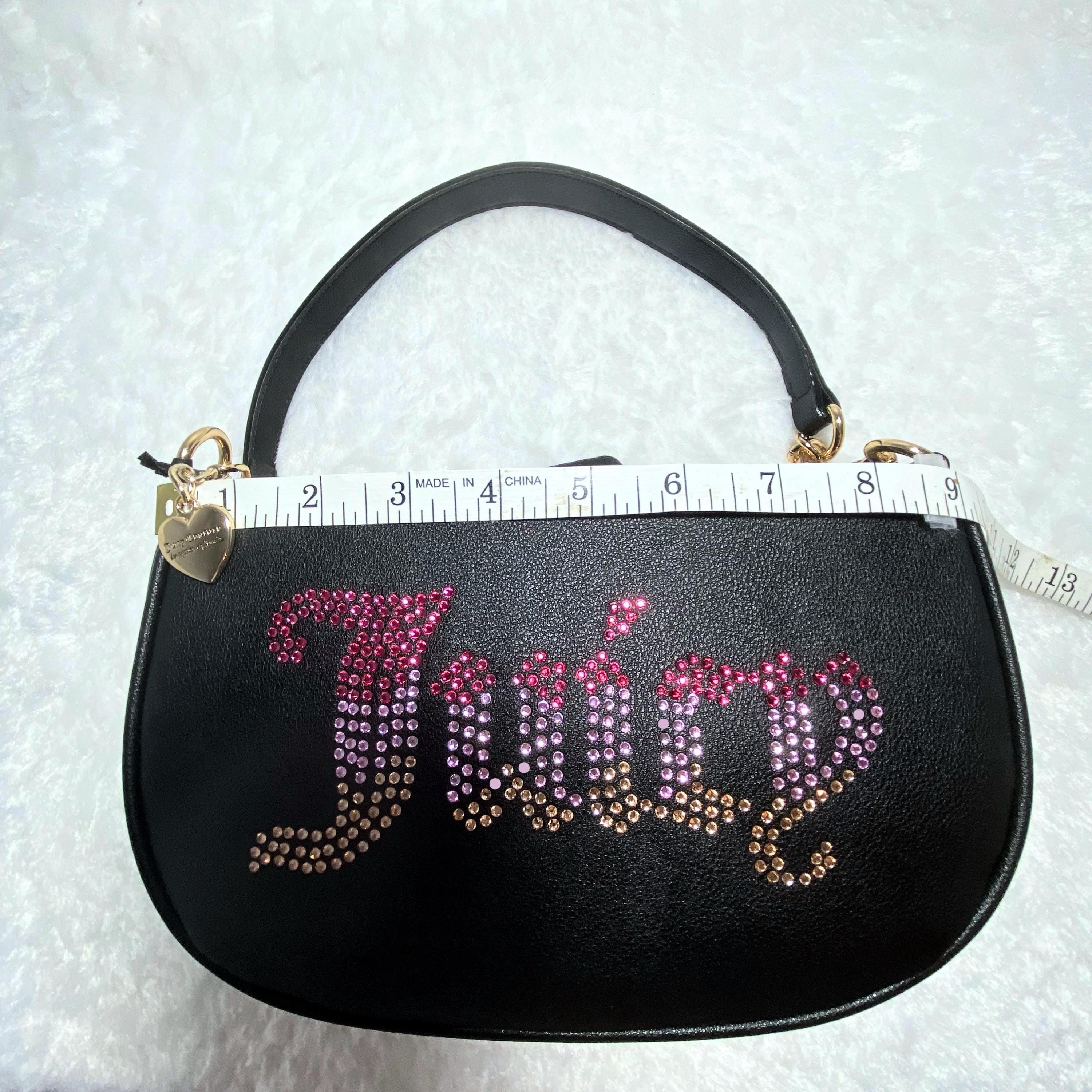 Juicy Couture Black Licorice With Rhinestone Logo Be Classic Juicy Couture Black Licorice With Rhinestone Logo Be Classic