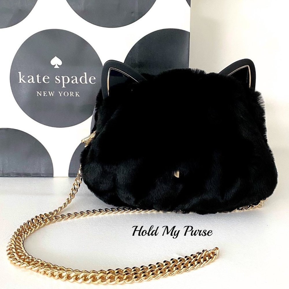 Kate Spade Meow Lottie Kitty Crossbody Satchel Purse NWT - Women's handbags