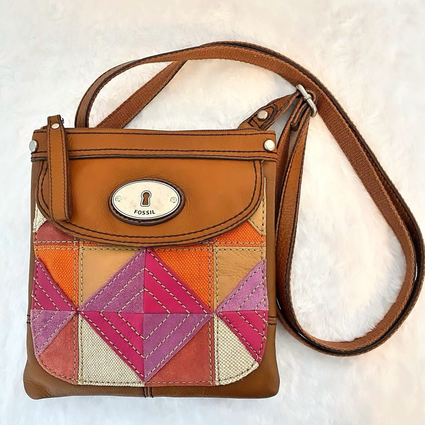 Fossil Patchwork Bag Etsy