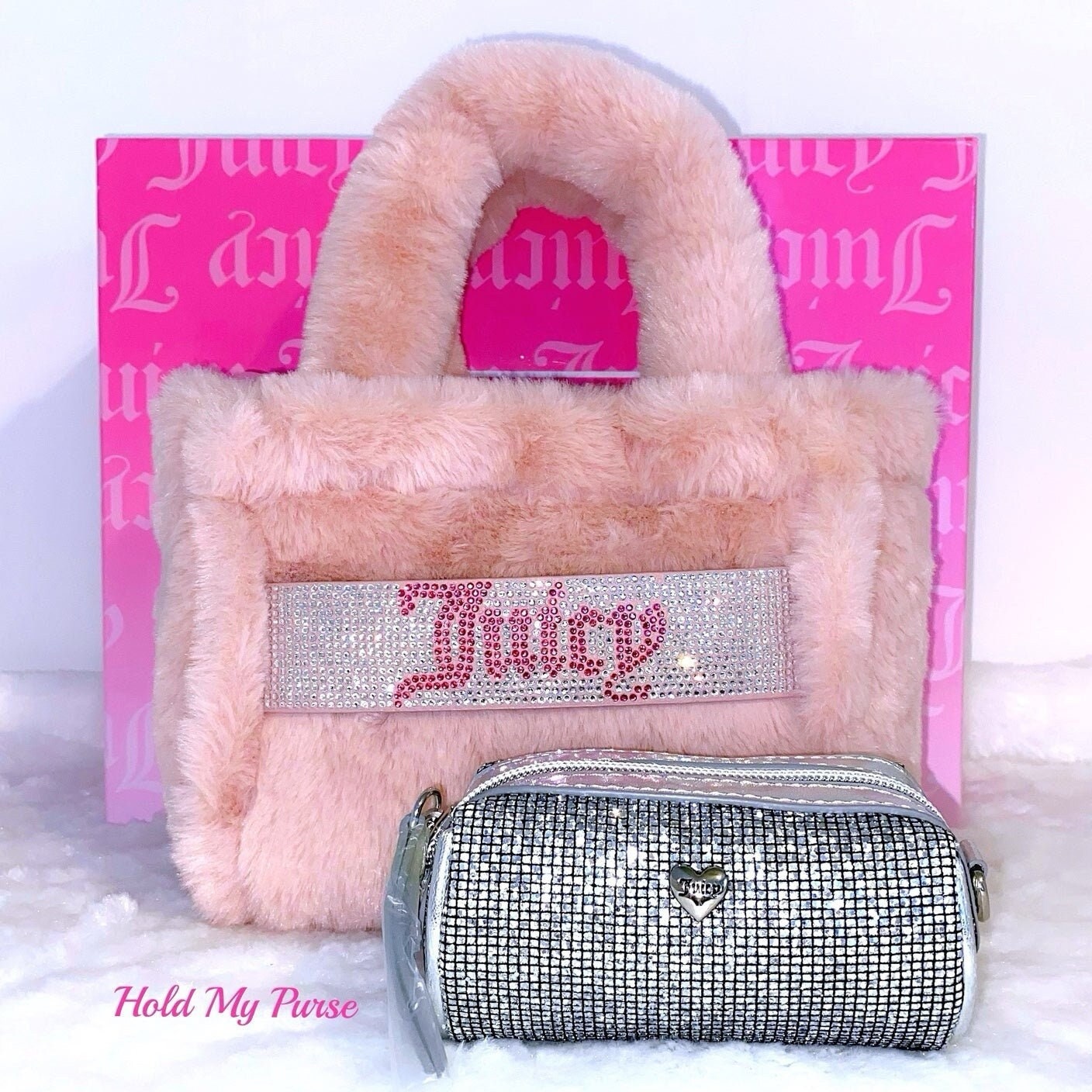 Juicy couture tote bag pink sale